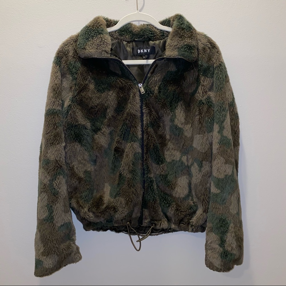 Faux fur jacket